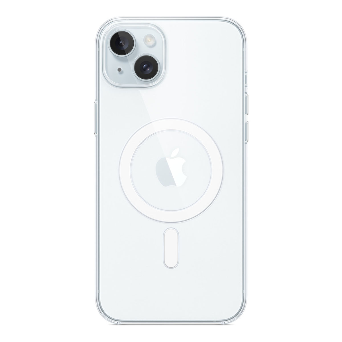 Чехол APPLE Clear Case с поддержкой MagSafe для iPhone 15 Plus Прозрачный