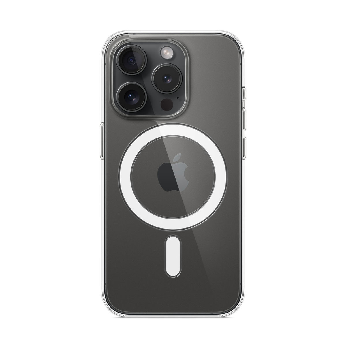Чехол APPLE Clear Case с поддержкой MagSafe для iPhone 15 Pro Прозрачный