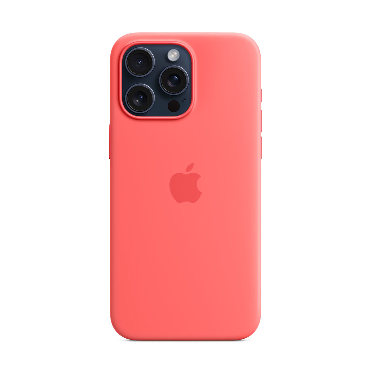 Чехол APPLE Silicone Case с поддержкой MagSafe для iPhone 15 Pro Гуава