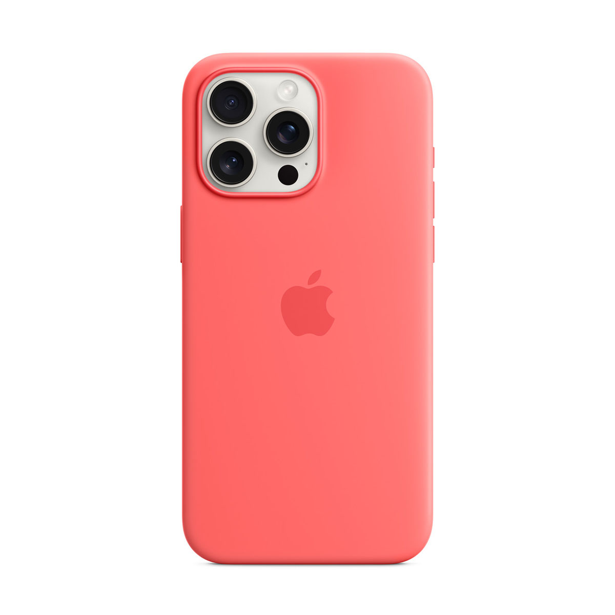 Чехол APPLE Silicone Case с поддержкой MagSafe для iPhone 15 Pro Гуава