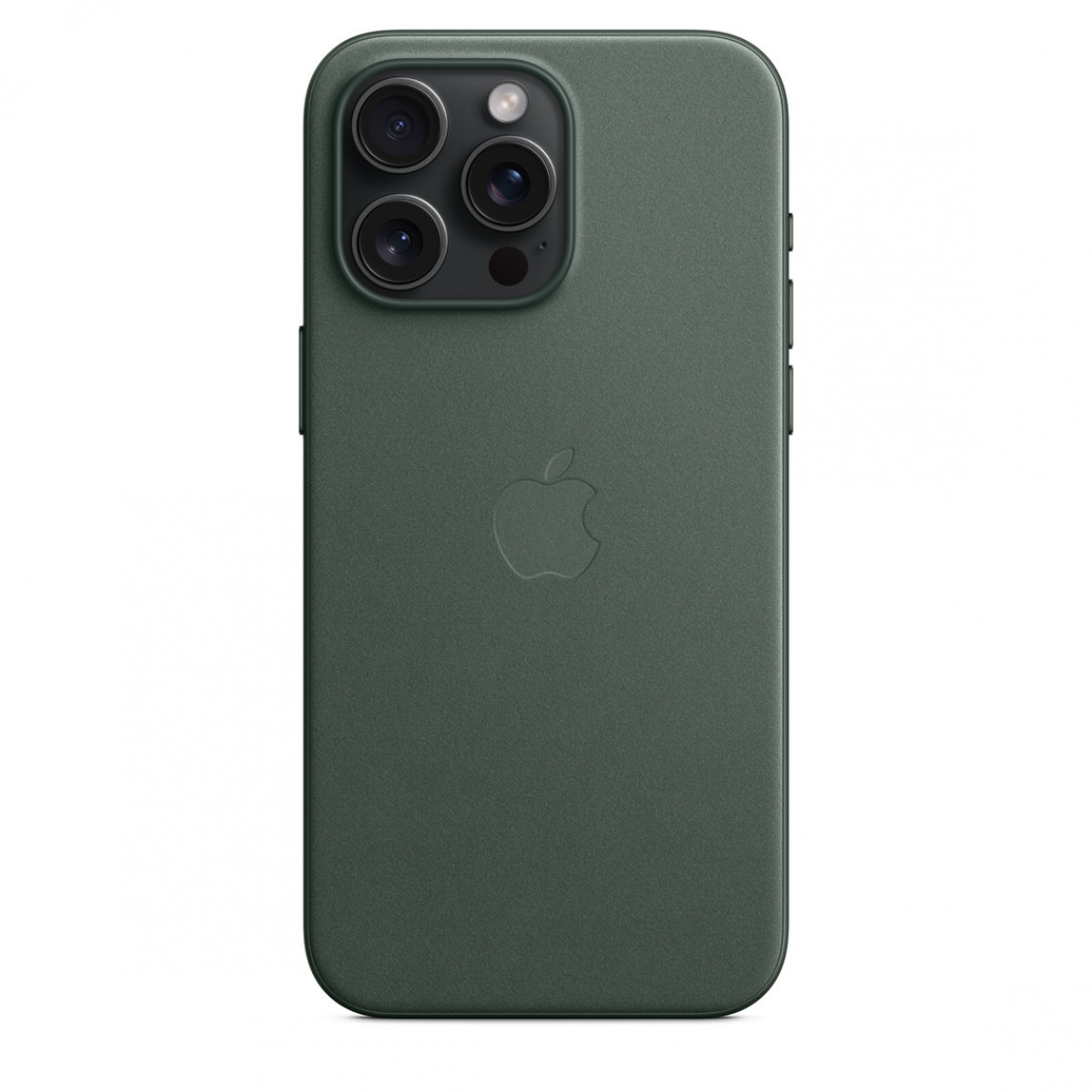 Чехол APPLE FineWoven Case с поддержкой MagSafe для iPhone 15 Pro Max Вечнозеленый