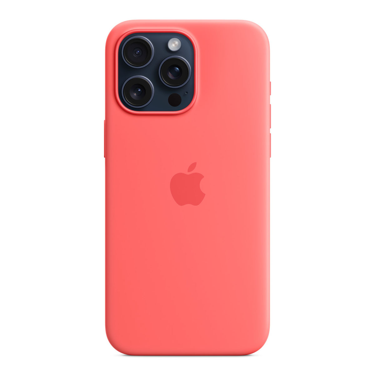 Чехол APPLE Silicone Case с поддержкой MagSafe для iPhone 15 Pro Max Гуава