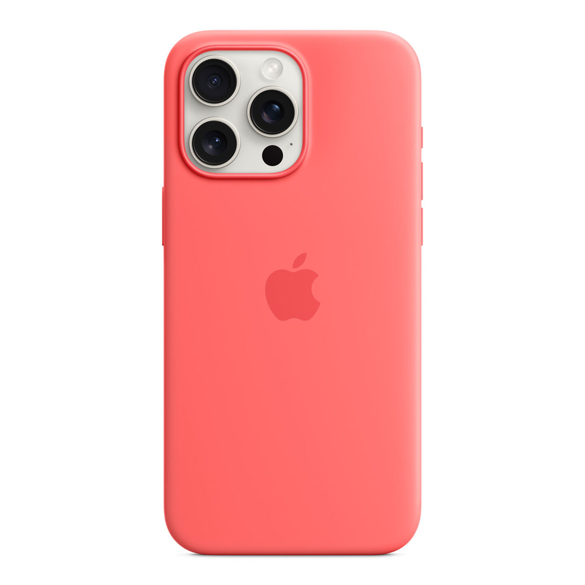 Чехол APPLE Silicone Case с поддержкой MagSafe для iPhone 15 Pro Max Гуава