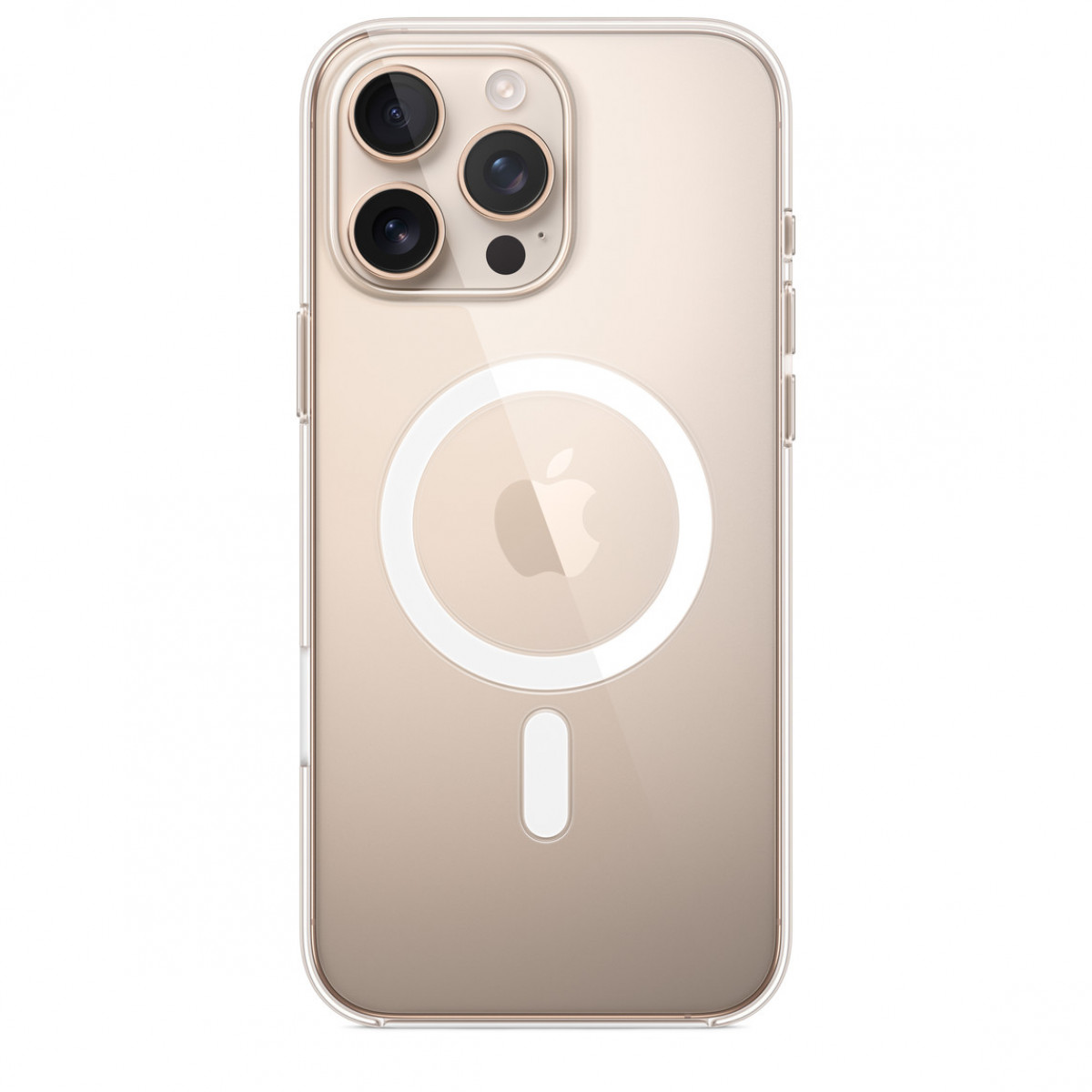 Чехол APPLE Clear Case с поддержкой MagSafe для iPhone 16 Pro Max Прозрачный
