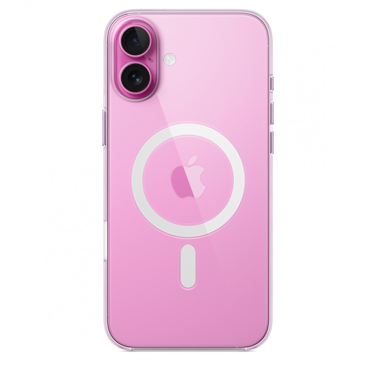 Чехол APPLE Clear Case с поддержкой MagSafe для iPhone 16 Plus Прозрачный