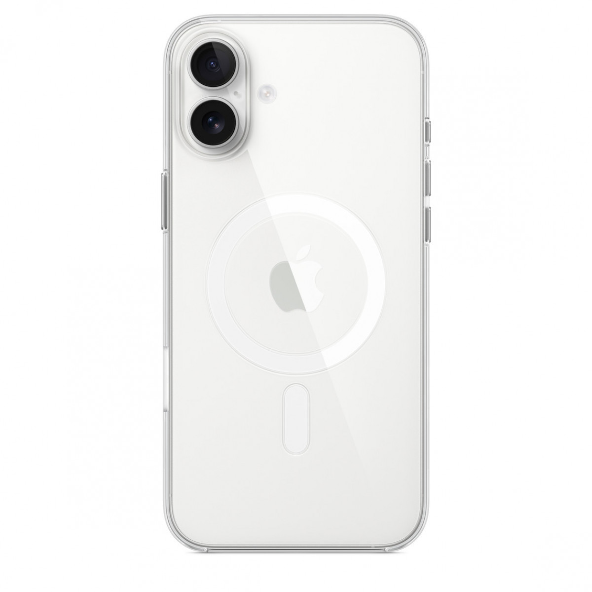 Чехол APPLE Clear Case с поддержкой MagSafe для iPhone 16 Plus Прозрачный