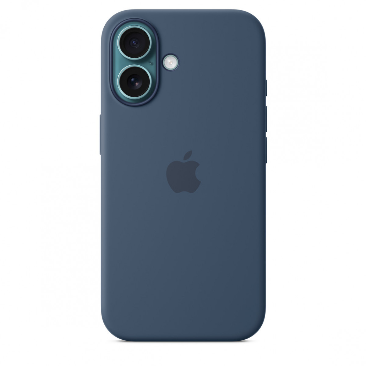 Чехол APPLE Silicone Case с поддержкой MagSafe для iPhone 16 Джинсовый