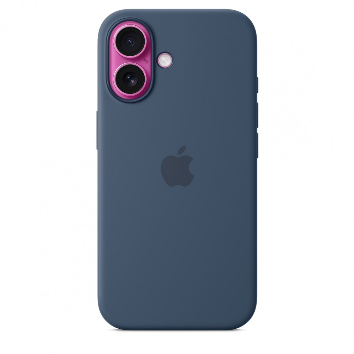 Чехол APPLE Silicone Case с поддержкой MagSafe для iPhone 16 Джинсовый