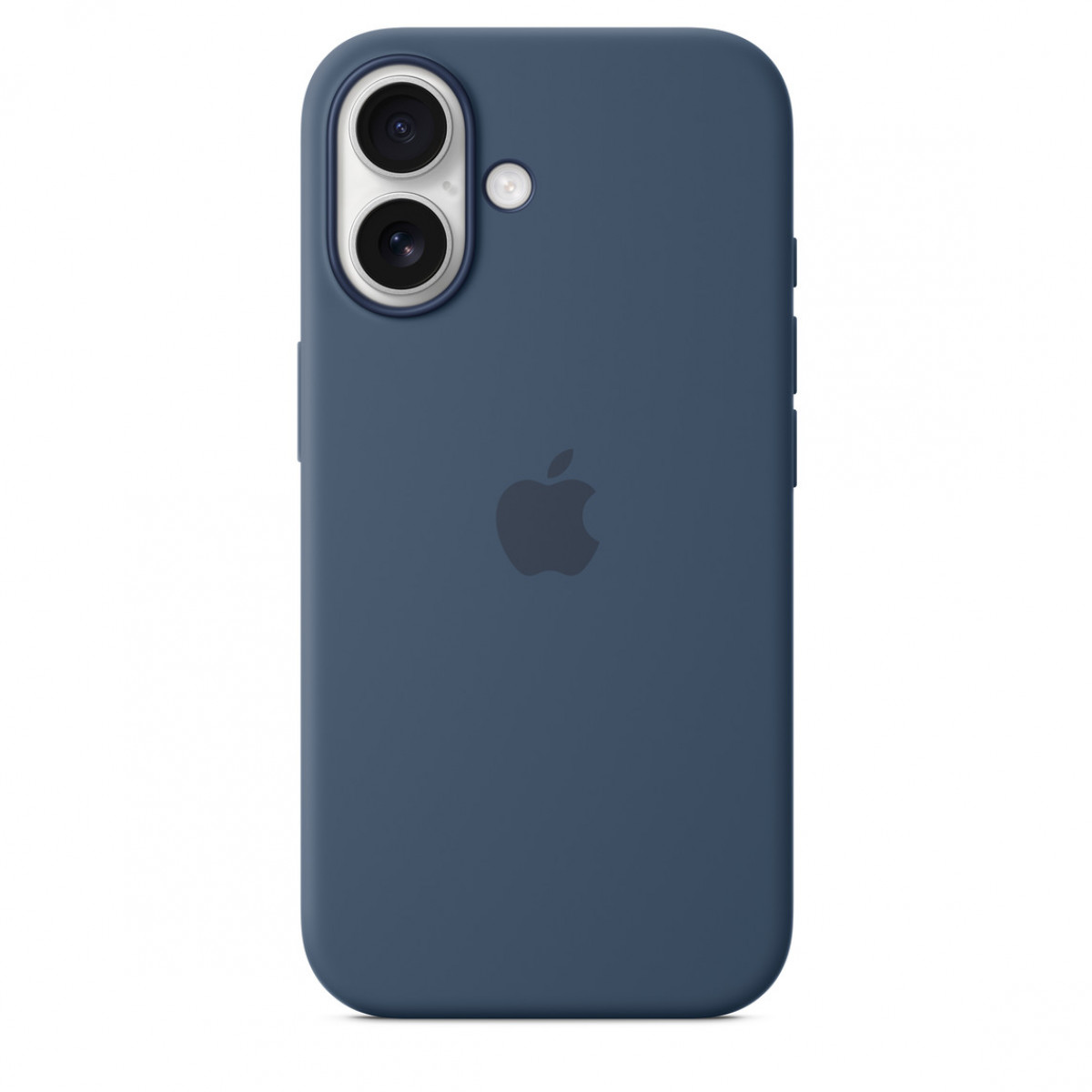 Чехол APPLE Silicone Case с поддержкой MagSafe для iPhone 16 Джинсовый