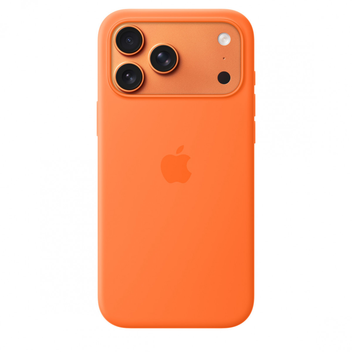 Чехол APPLE Silicone Case с поддержкой MagSafe для iPhone 17 Pro Max Оранжевый