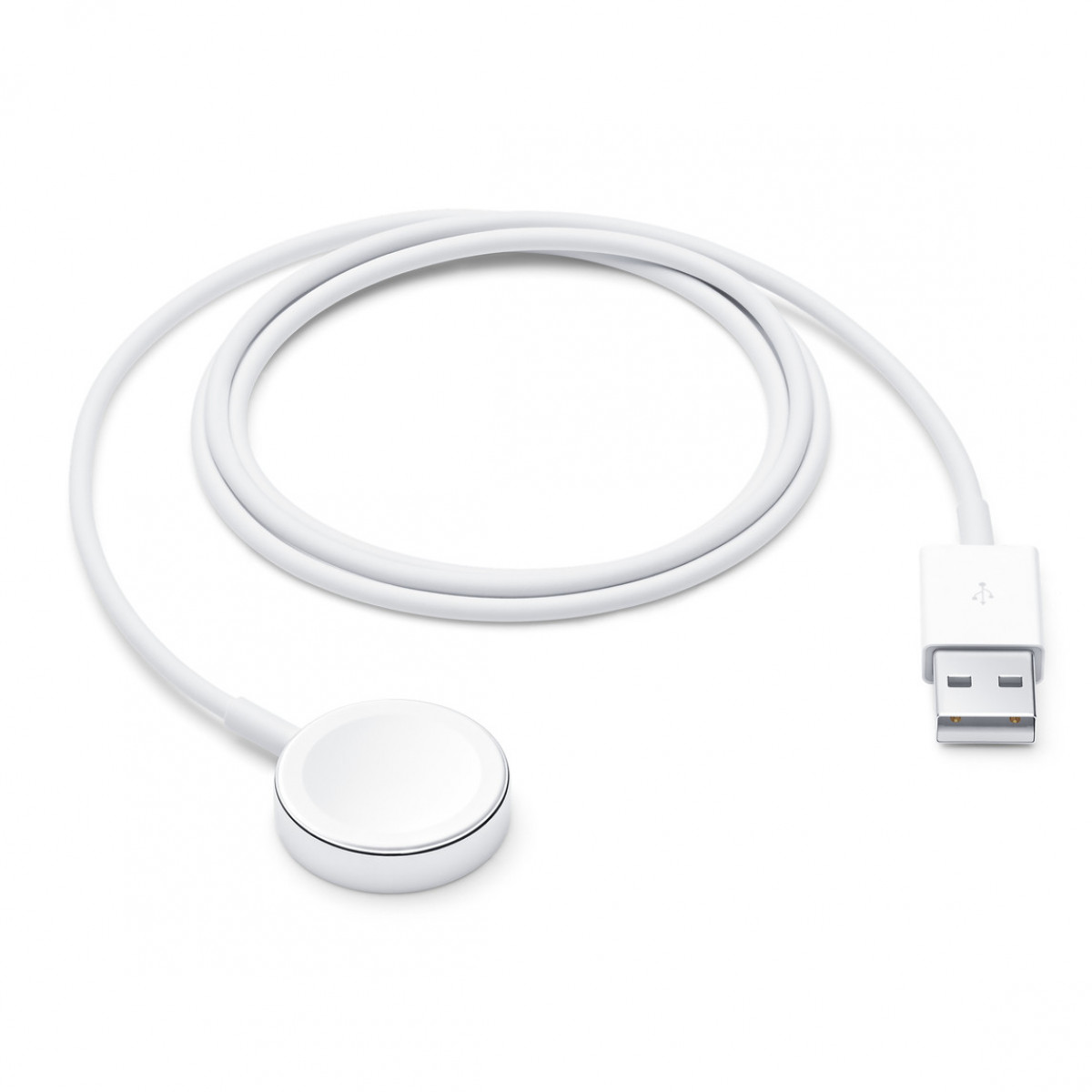 Магнитное быстрое зарядное устройство для Apple Watch с кабелем USB-A (1 м)