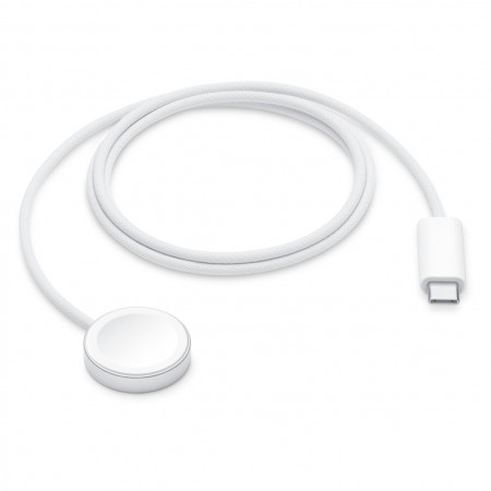 Магнитное быстрое зарядное устройство для Apple Watch с кабелем USB-C (1 м)