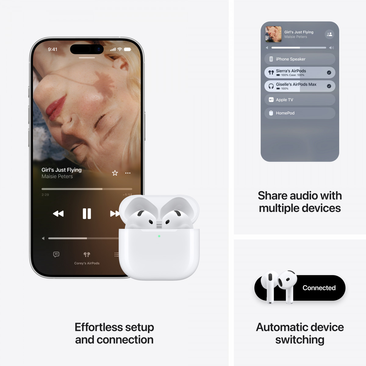 Наушники AirPods (5‑го поколения), с беспроводным зарядным футляром