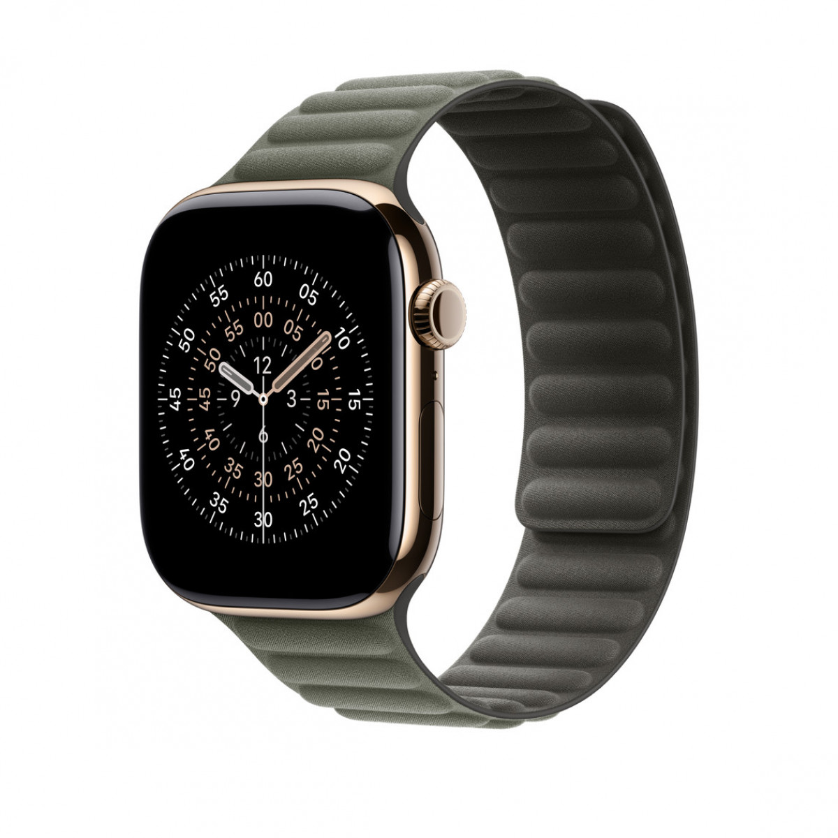 Ремешок Apple Watch, FineWoven, Magnetic Link 41 мм, S/M, Серый шалфей