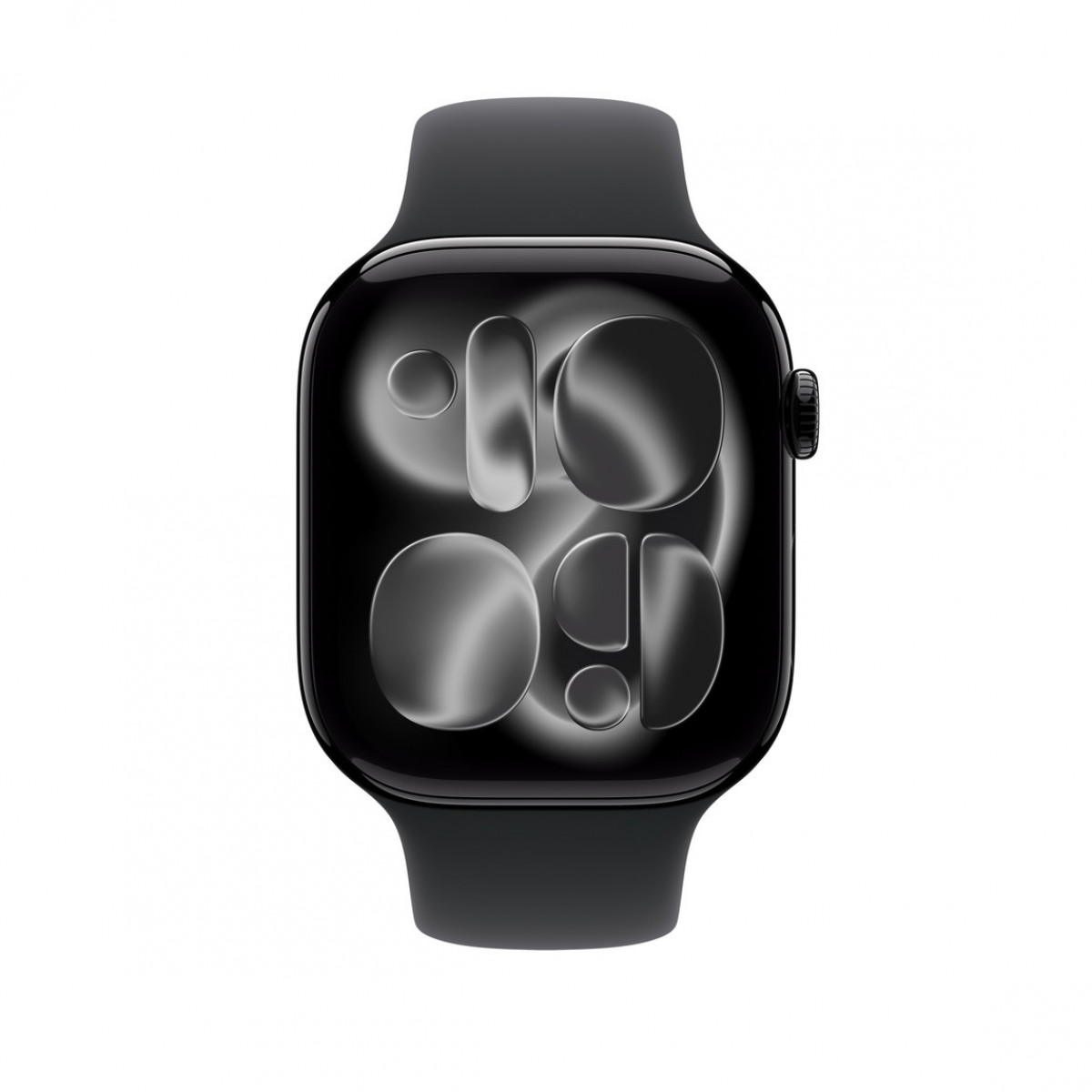 Спортивный ремешок Apple Watch 46 мм, S/M, Черный