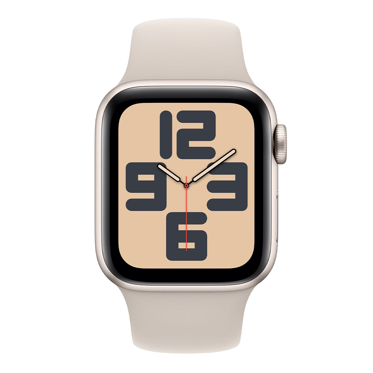 Apple Watch SЕ 2-пок. GPS, 44мм, Сияющая звезда, Спортивный ремешок цвета «сияющая звезда» S/M