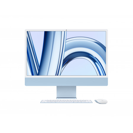 Apple iMac 24" Retina 4,5K, M3 (8C CPU, 10C GPU), 8 ГБ, 512 ГБ SSD, Синий