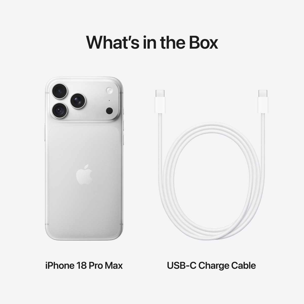 iPhone 18 Pro Max, 256 ГБ, Серебристый