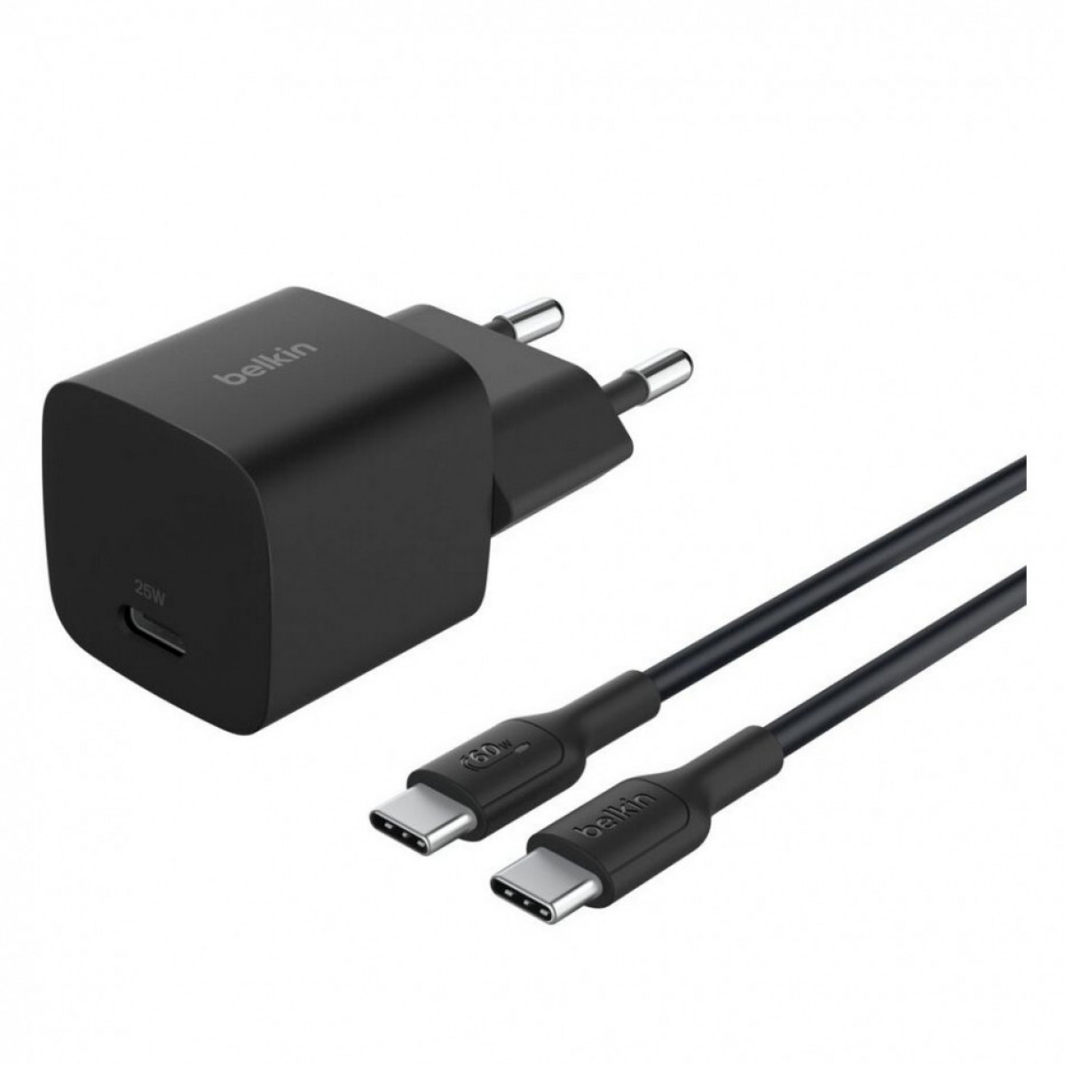Адаптер питания Belkin BoostCharge Wall Charger USB-C 25W с кабелем