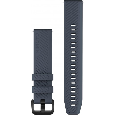 Garmin QUICK RELEASE 20 ММ (силиконовый) темно-синий с черной застежкой