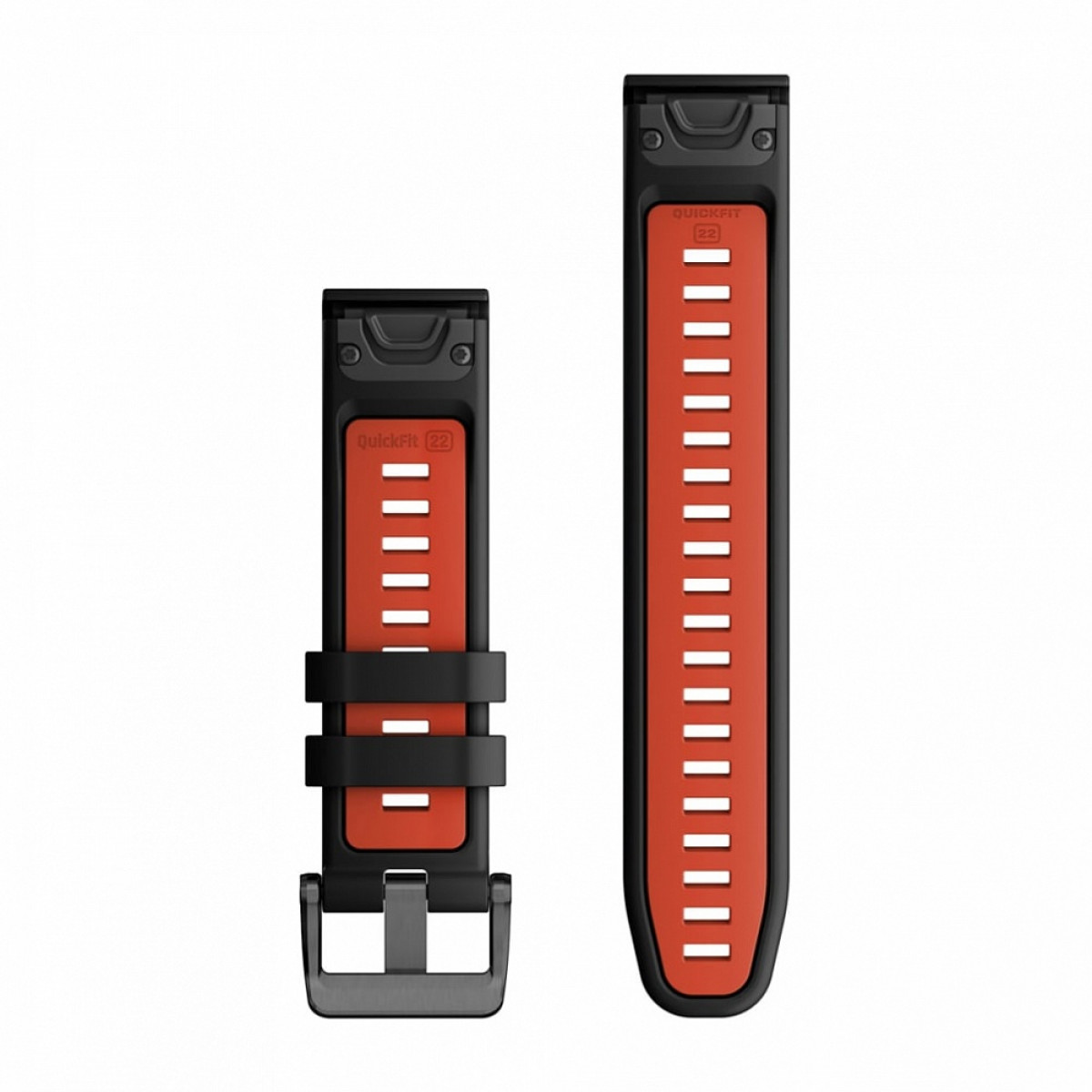 QUICKFIT 22 ММ (силикон) черно-красный