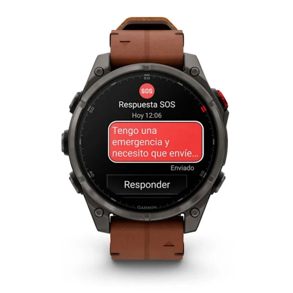 FENIX 8 Pro - 47 ММ, AMOLED Sapphire, титановый корпус, кожаный ремешок