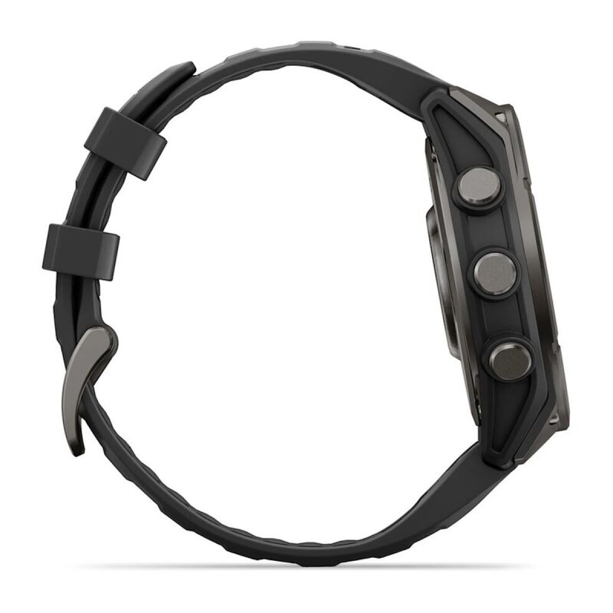 FENIX 9 - 47 ММ, AMOLED, титан с DLC-покрытием, с чёрным силиконовым ремешком