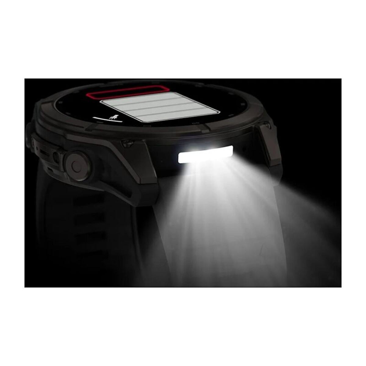 FENIX 9 - 51 ММ, AMOLED, титан с DLC-покрытием, с чёрным силиконовым ремешком