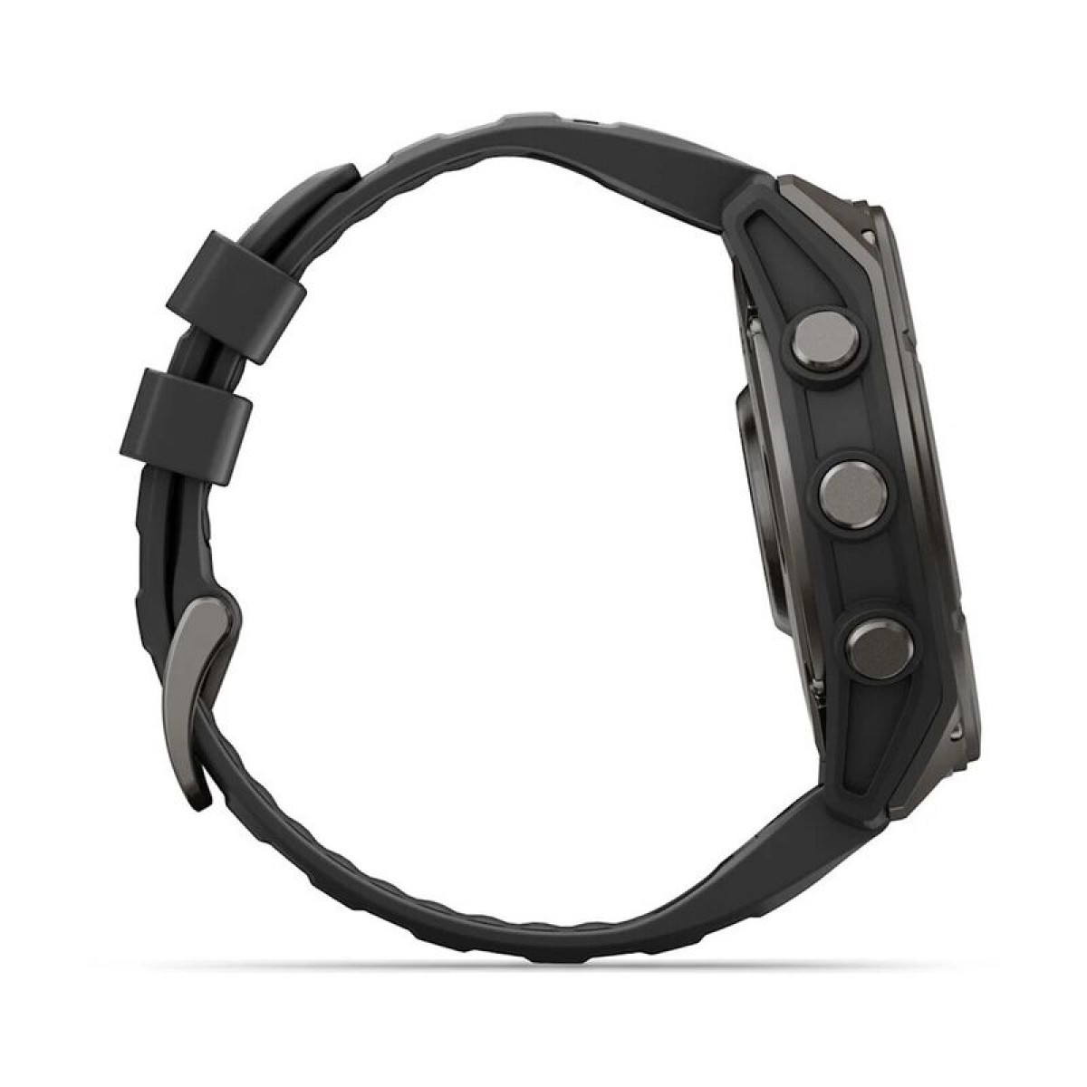 FENIX 9 - 51 ММ, AMOLED, титан с DLC-покрытием, с чёрным силиконовым ремешком