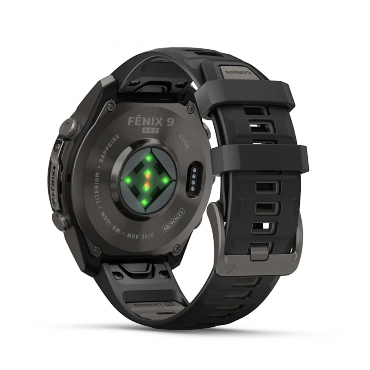 FENIX 9 Pro - 47 ММ, AMOLED, с поддержкой inReach, титан с DLC-покрытием и силиконовым ремешком