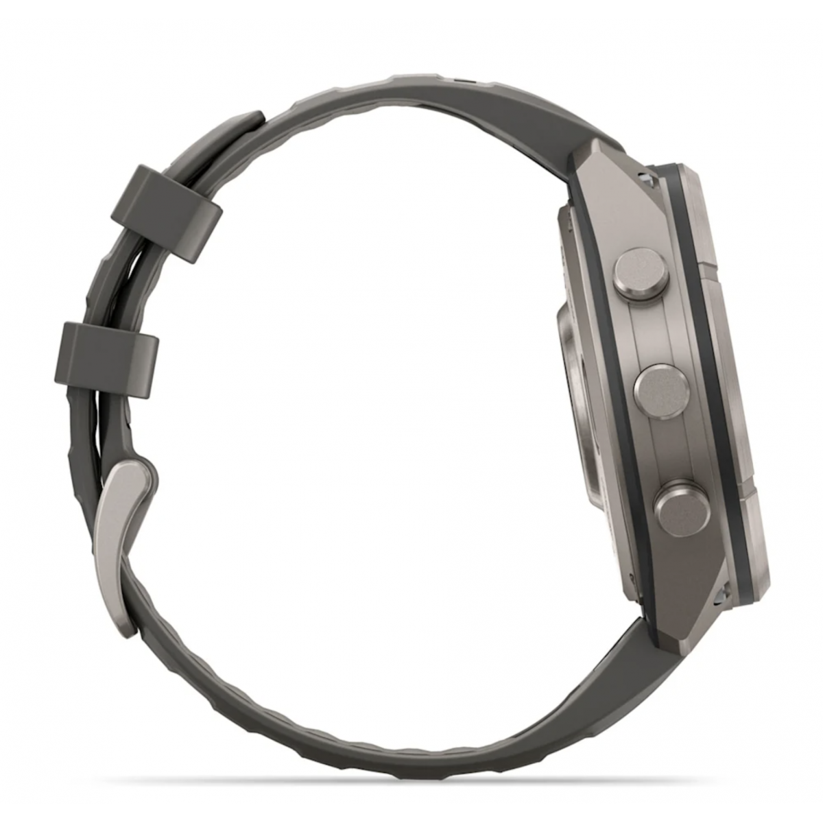 FENIX 9 Pro - 47 ММ, SOLAR, с поддержкой inReach, титан с серым силиконовым ремешком