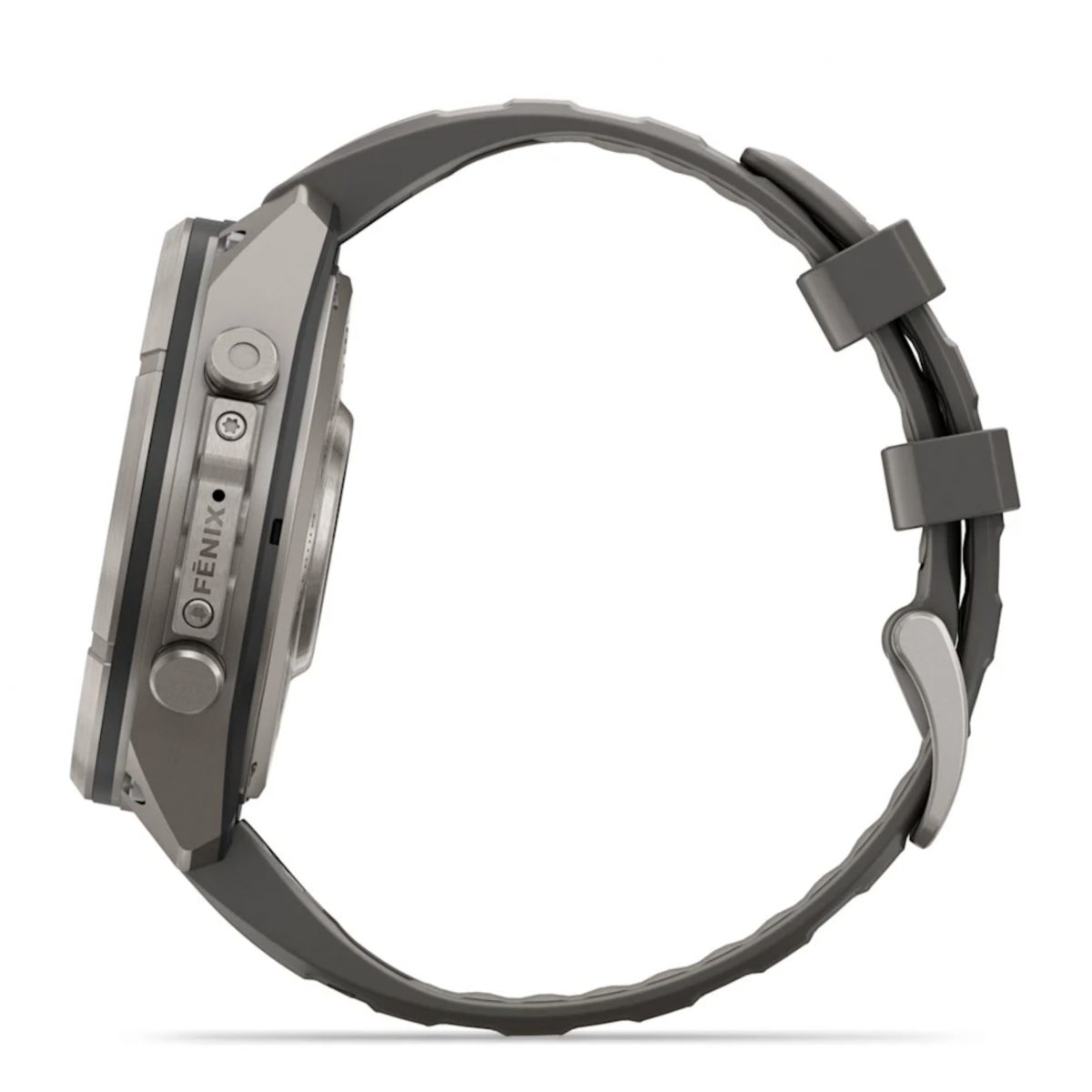 FENIX 9 Pro - 47 ММ, SOLAR, с поддержкой inReach, титан с серым силиконовым ремешком