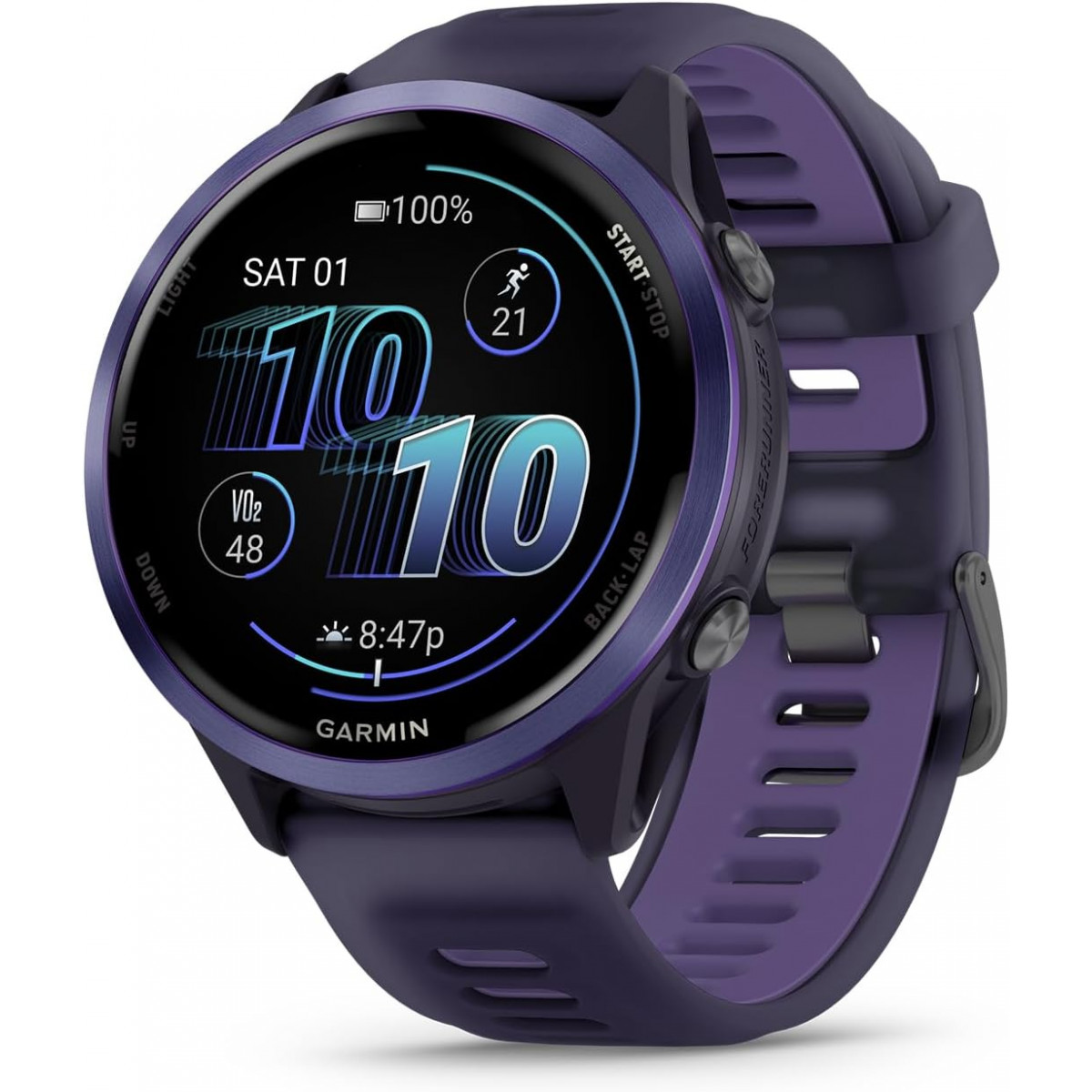 Garmin FORERUNNER 570, 47мм, «Императорский фиолетовый/индиго»