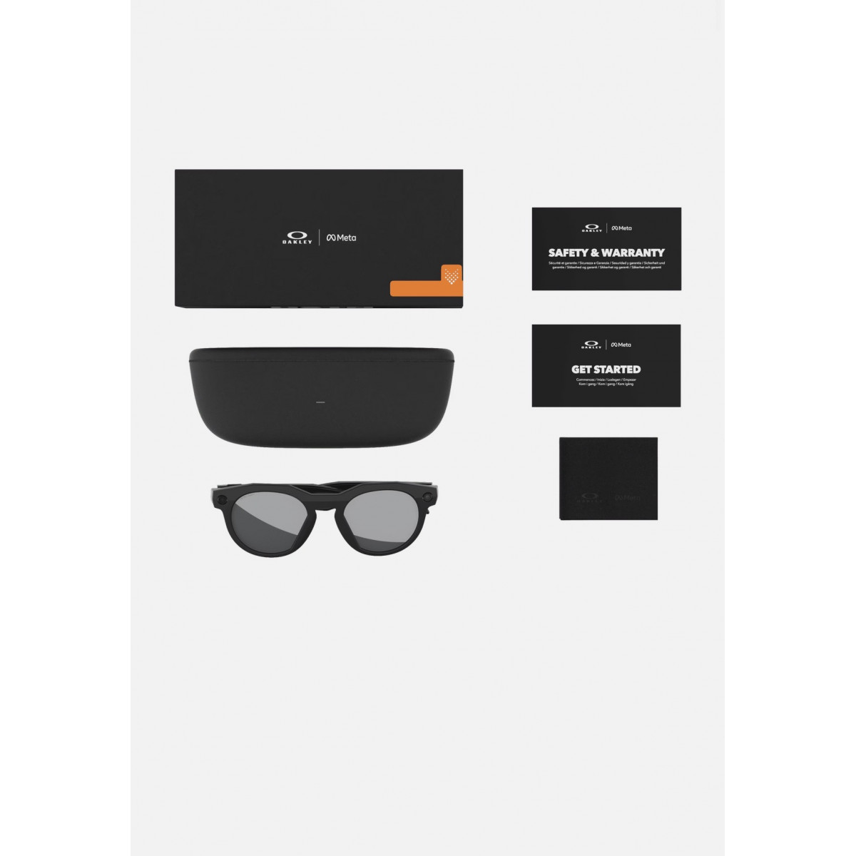 Oakley Meta HSTN черные призматические, полароидные линзы с черной оправой