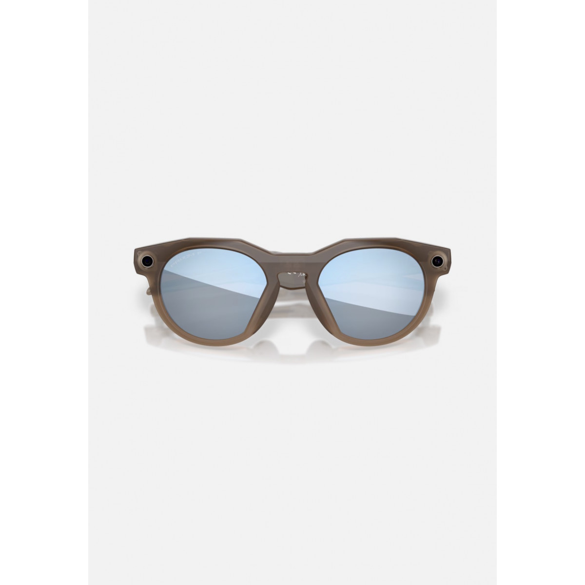Oakley Meta HSTN синие призматические, полароидные линзы с коричнево-дымчатой оправой