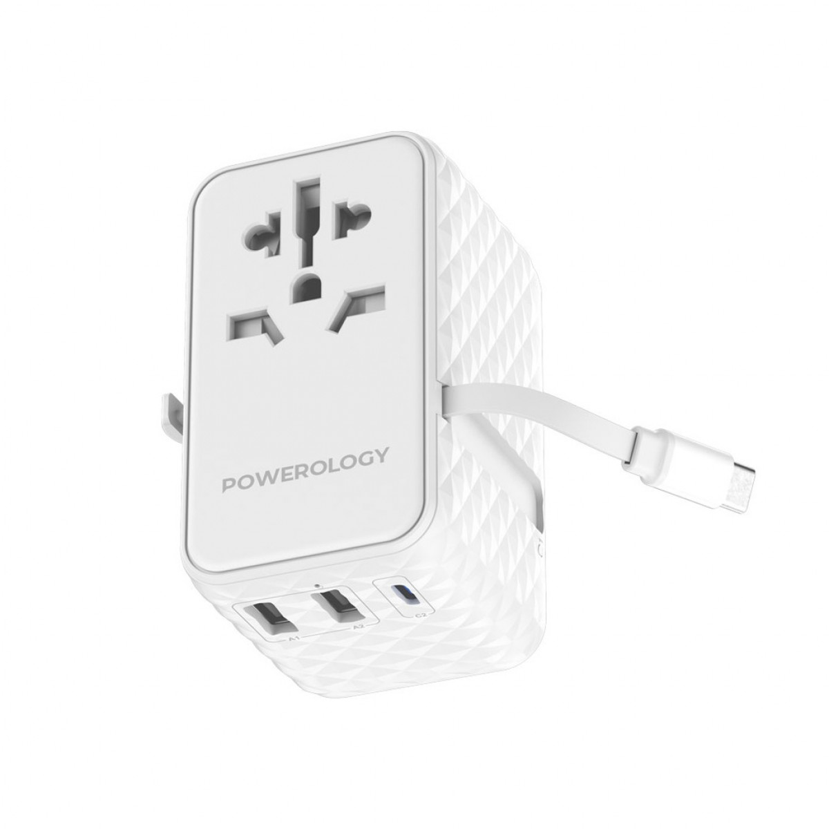 Адаптер Powerology c кабелем