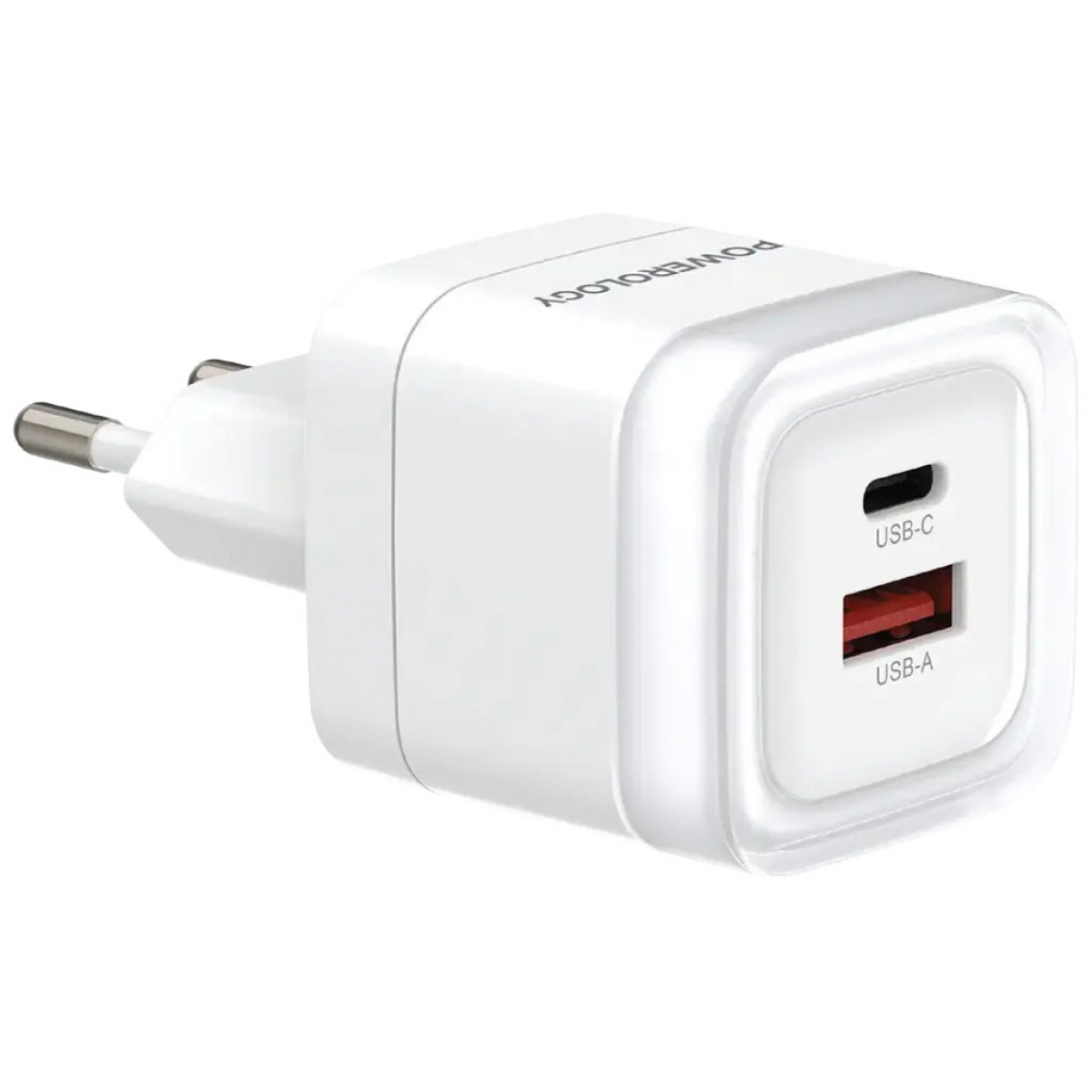 Адаптер Powerology Lunex 35ВТ USB-C + USB-A 