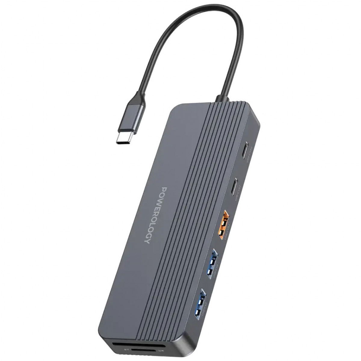 Универсальный переходник Powerology 12-в-1 USB-C hub