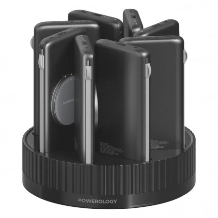 Беспроводные внешние аккумуляторы Powerology MagSafe 8в1 10000мАч