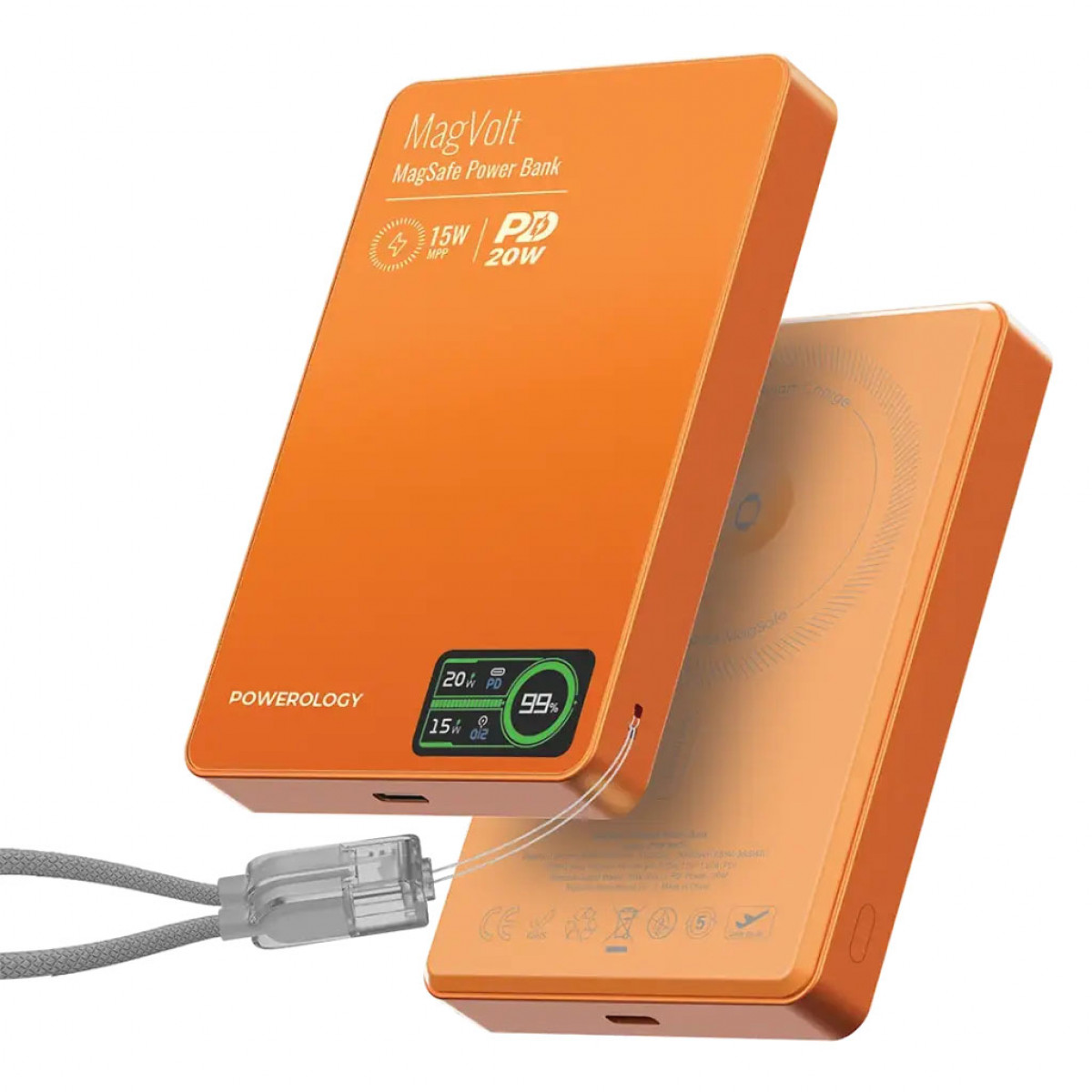 Внешний аккумулятор Powerology MagVolt 10000mAh 