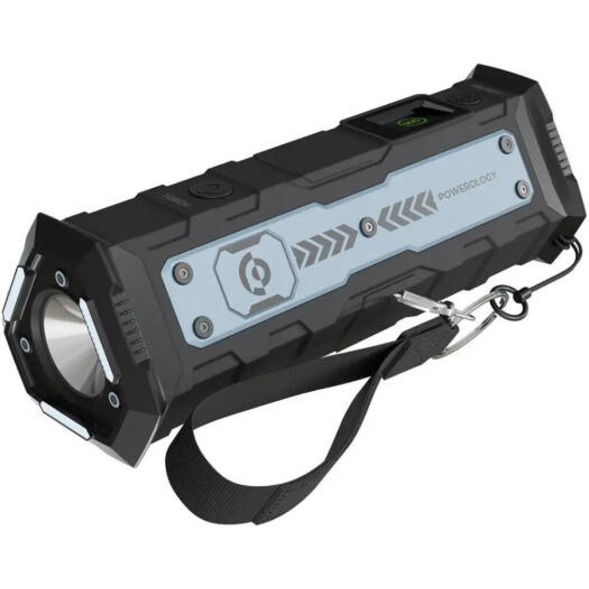 Внешний аккумулятор Powerology TorchPower, 20000 мАч, со встроенным фонариком