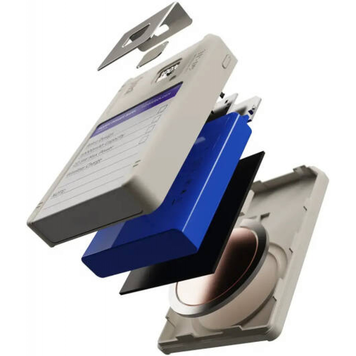 Внешний аккумулятор Powerology FloppyDisk Retro 10000mAh + хранилище данных объемом 64 Гб