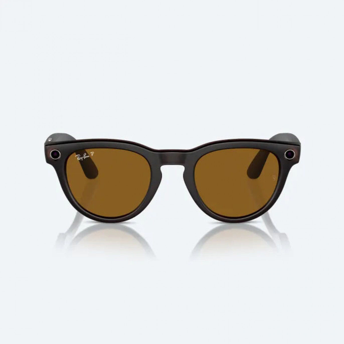 Ray-Ban Meta Headliner Матовый черный с коричневой линзой