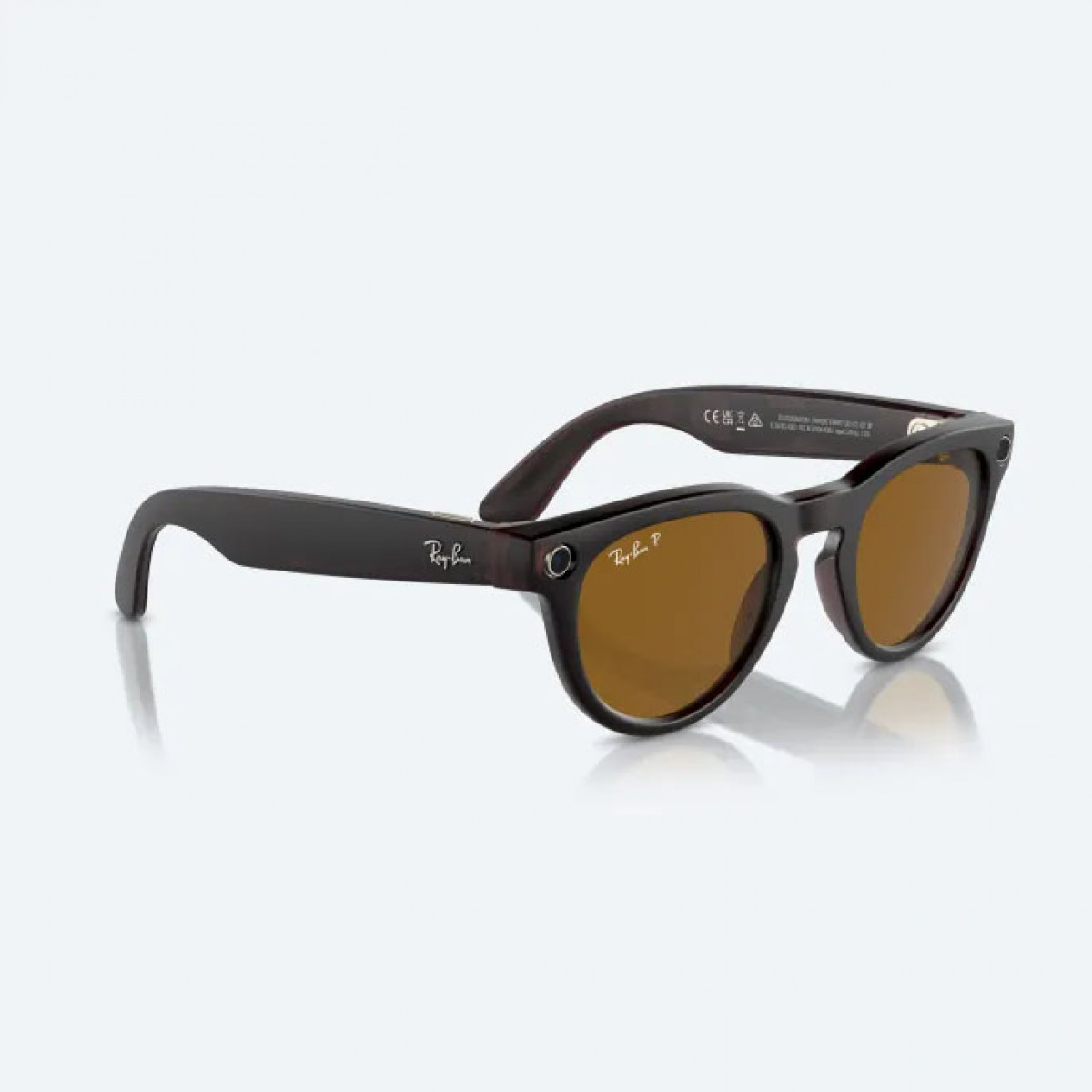 Ray-Ban Meta Headliner Матовый черный с коричневой линзой