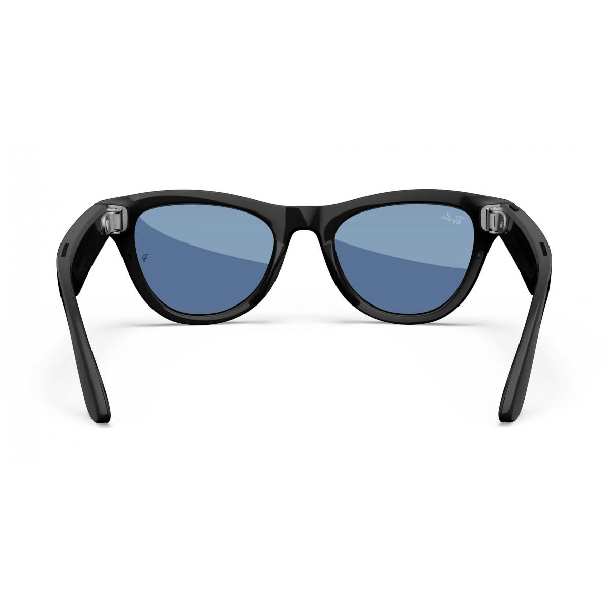 Ray-Ban Meta Skyler Глянцевый черный с лазурно-голубой линзой