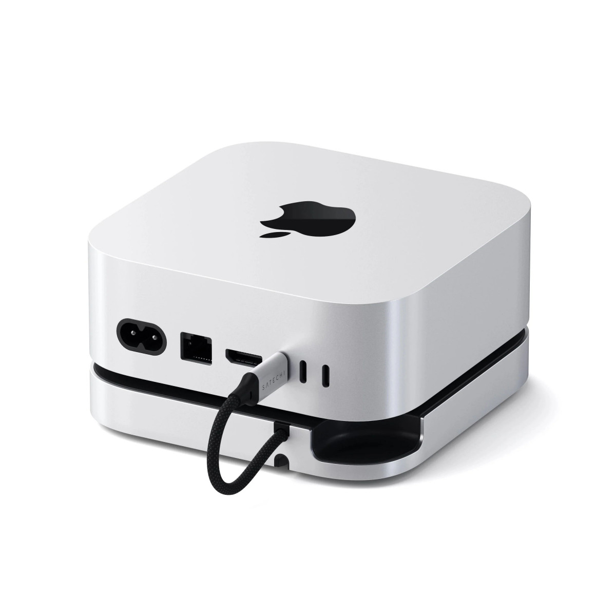 SATECHI Подставка и концентратор для Mac Mini M4 с корпусом для SSD