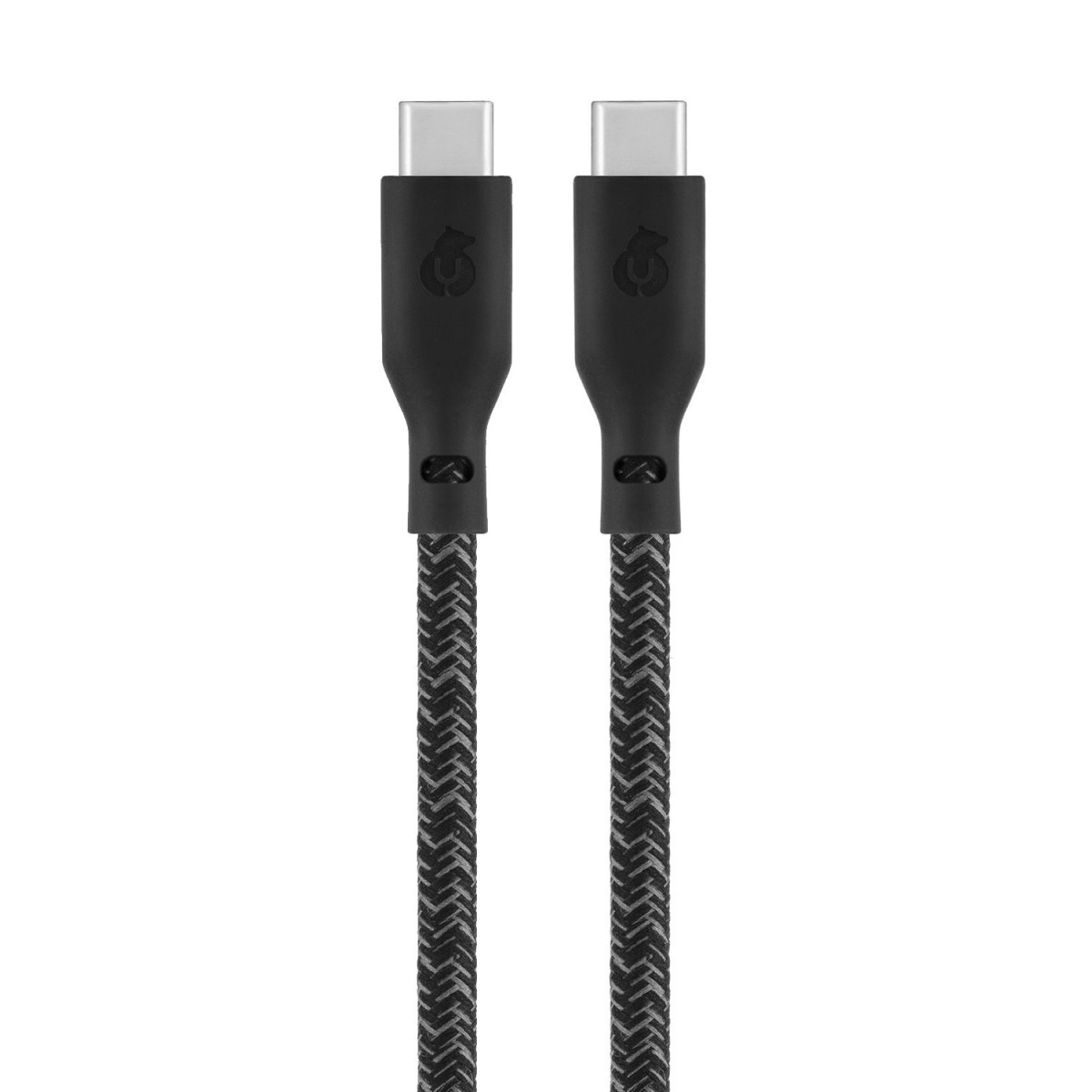 uBear Trend Кабель-переходник с USB-C на USB-C 1,2м 60Вт, Черный