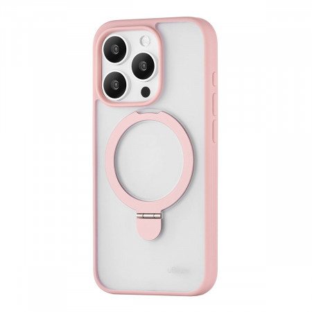 Чехол Защитный uBear Clip для iPhone 15 Pro Max Розовый