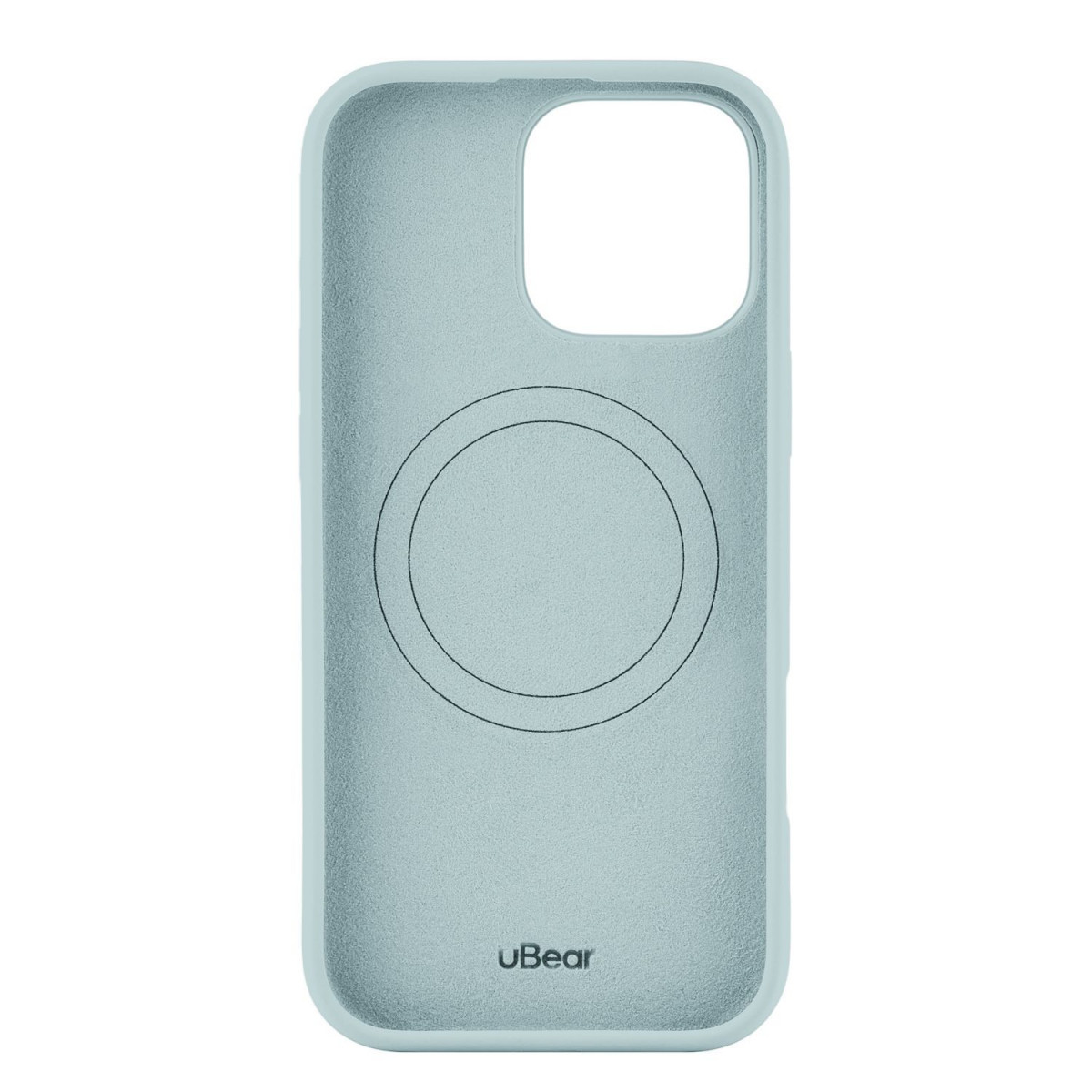 Чехол защитный uBear Touch Case, силикон , софт-тач c поддержкой MagSafe для iPhone 16 Pro "Холодная Мята"