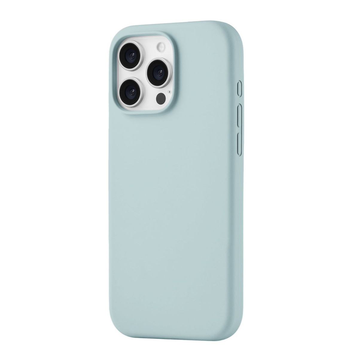 Чехол защитный uBear Touch Case, силикон , софт-тач c поддержкой MagSafe для iPhone 16 Pro "Холодная Мята"